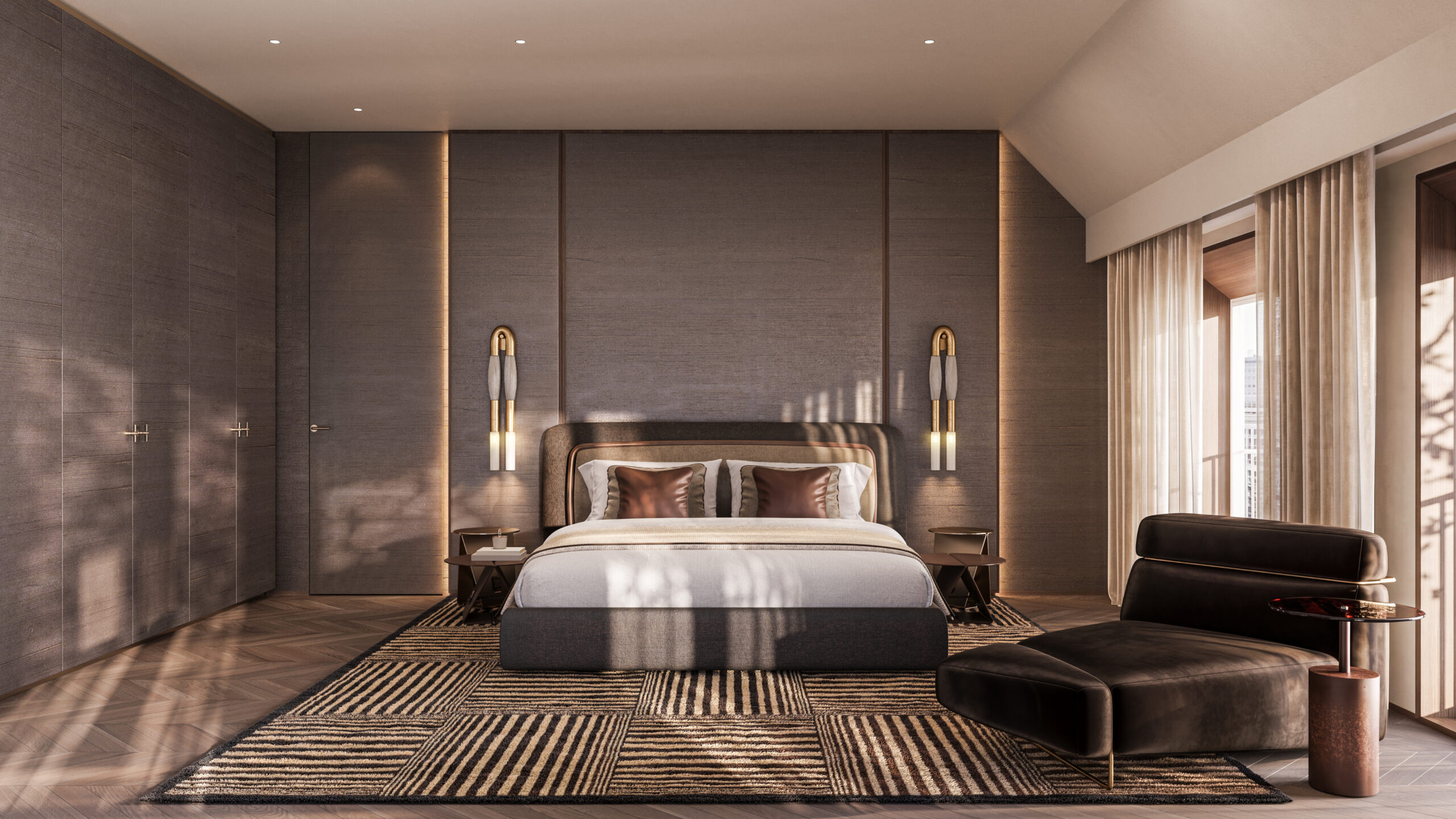 Tokyo Private Villa HIROO. Interiors by FENDI Casa